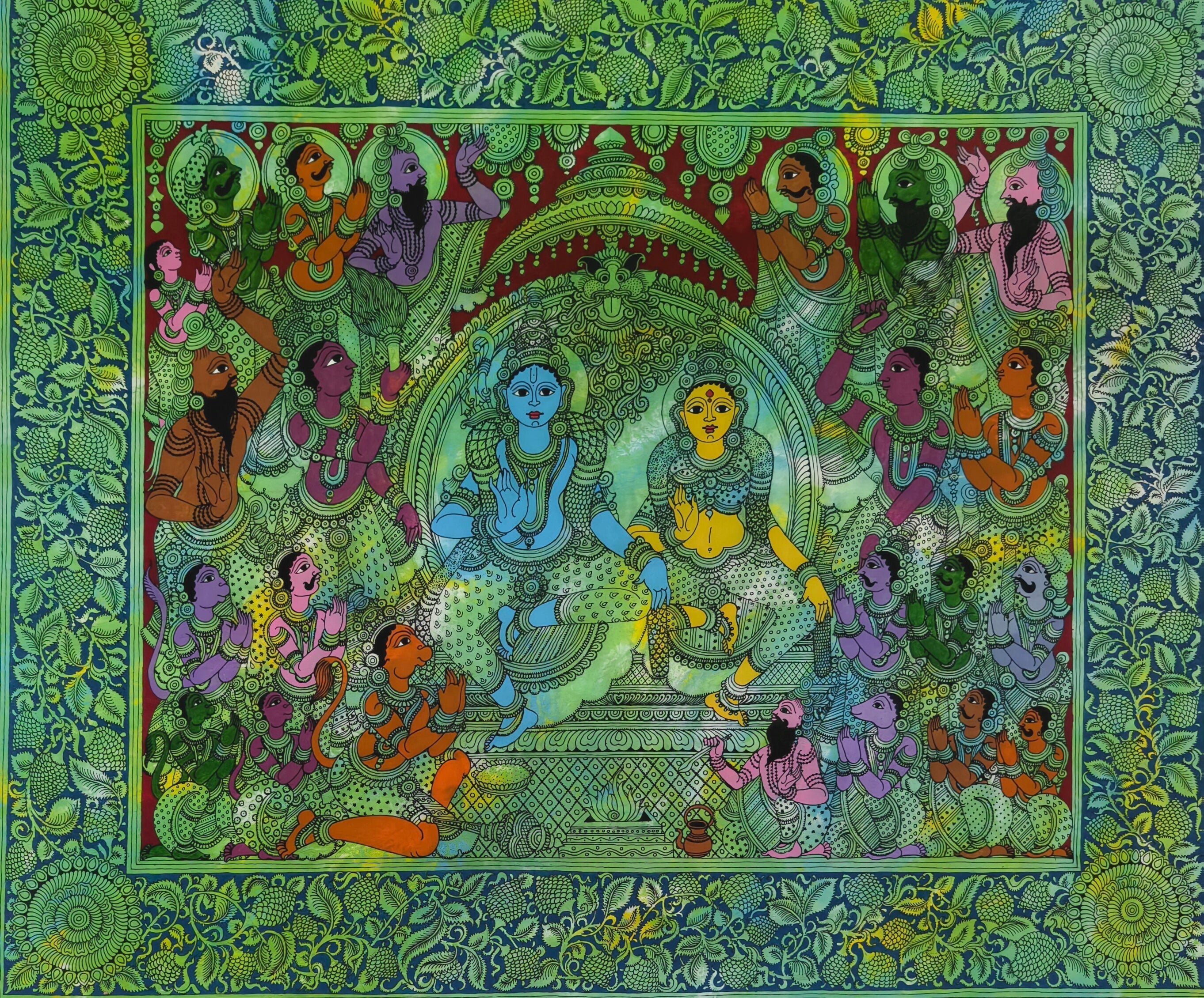 kamlamkari canvas Art
