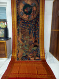 Kanchipuram Kalamkari pattu Sarees story theme