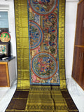 Kanchipuram Kalamkari pattu Sarees story theme