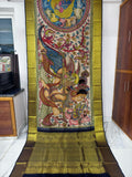 Kanchipuram Kalamkari pattu Sarees story theme