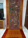 Kanchipuram Kalamkari pattu Sarees story theme