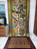 Kanchipuram Kalamkari pattu Sarees story theme