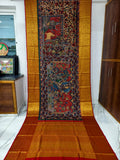 Kanchipuram Kalamkari pattu Sarees story theme