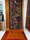 Kanchipuram Kalamkari pattu Sarees story theme