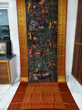 Kanchipuram Kalamkari pattu Sarees story theme