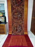 Kanchipuram Kalamkari pattu Sarees story theme