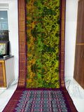 Pure pochampally ikat silk saree