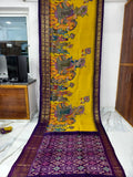 Pure pochampally ikat silk saree