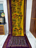 Pure pochampally ikat silk saree