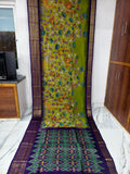 Pure pochampally ikat silk saree