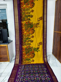 Pure pochampally ikat silk sarees