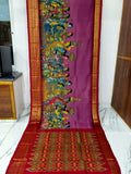 Pure pochampally ikat silk sarees