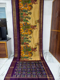 Pure pochampally ikat silk saree