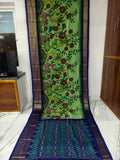 Pure pochampally ikat silk saree