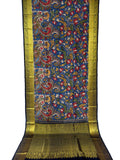 Kanchipuram kalamkari pure silk sarees