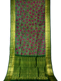 Kanchipuram kalamkari pure silk sarees