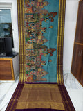Kanchipuram kalamkari pure silk sarees